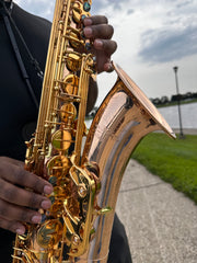 Darron McKinney DC 30 Series copper brass, honey dark gold professional tenor saxophone