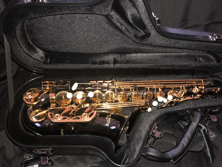 Darron McKinney Demon Chaser 30 Series Black Nickel Gold Big Bell Professional Alto Saxophone