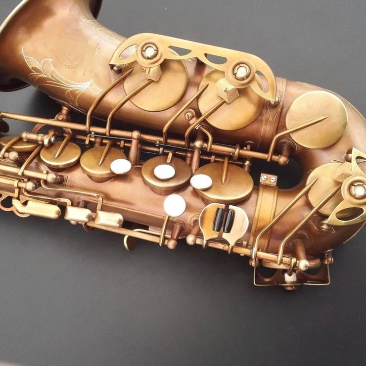 Darron McKinney Demon Chaser 30 Series Big Bell Gold-Copper Vintage Professional Alto Saxophone